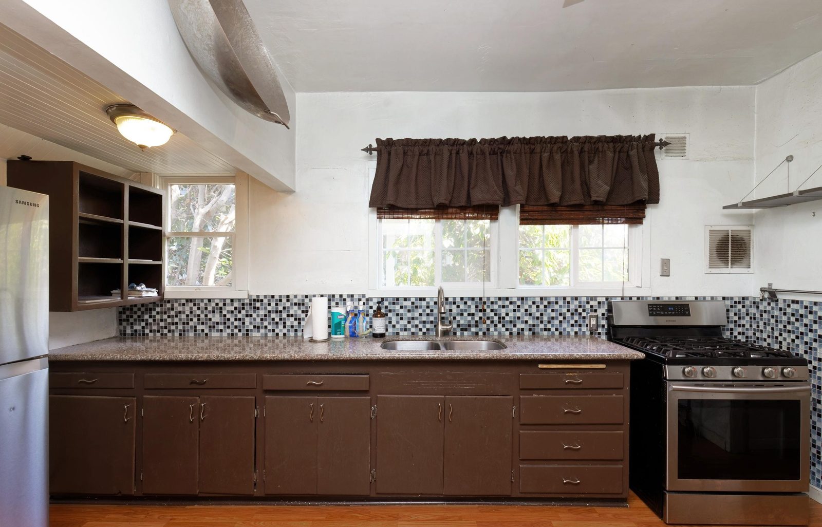 The original kitchen